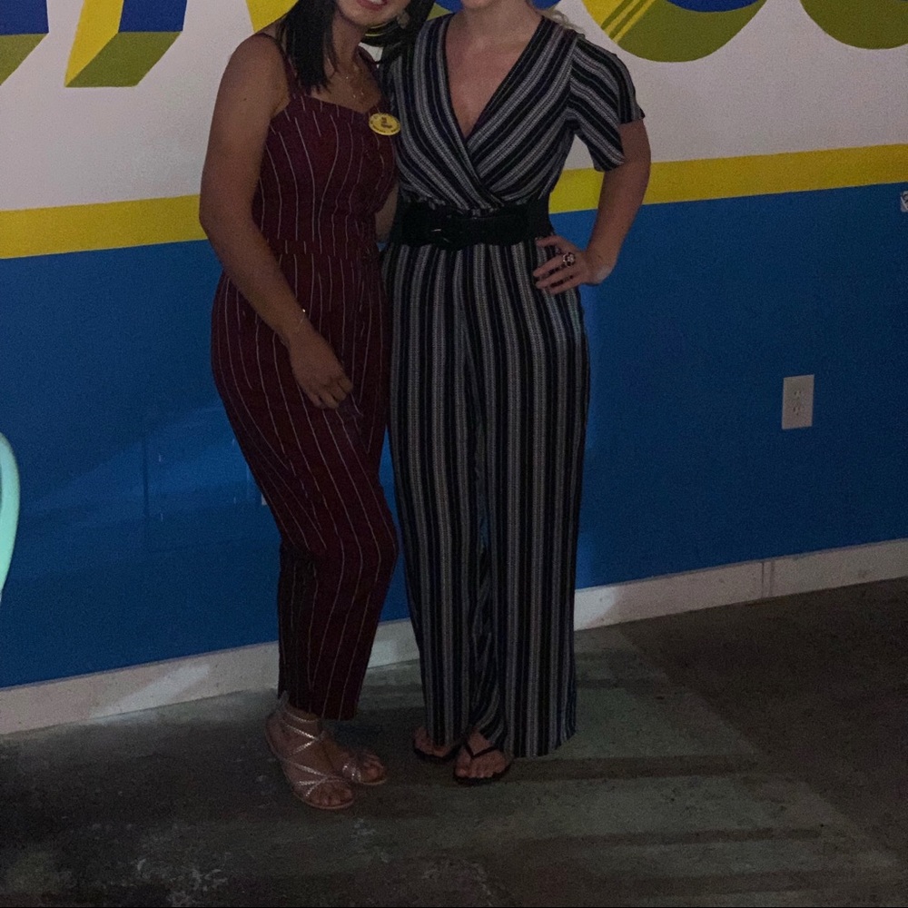 Patterned causal jumpsuit - Picture 4 of 5